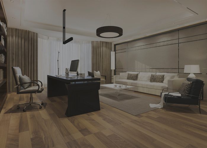 3d rendering business meeting and working room on office building
